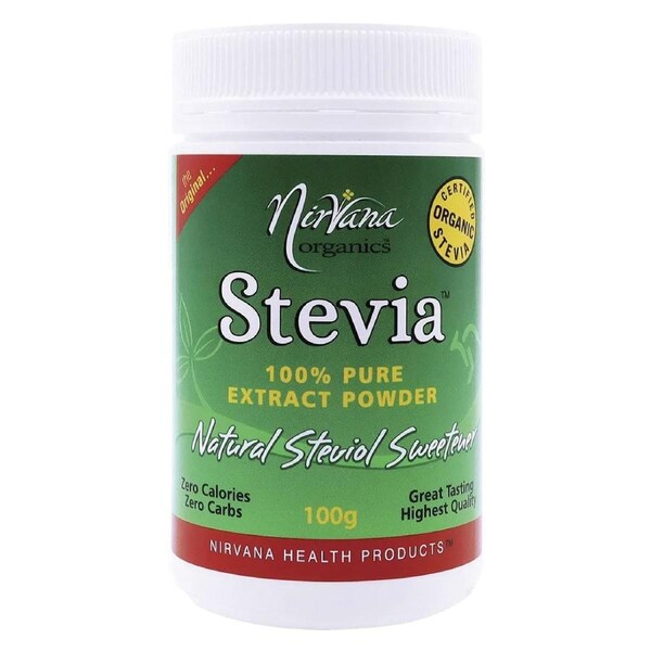 Nirvana Organics Pure Stevia Extract Powder 100g