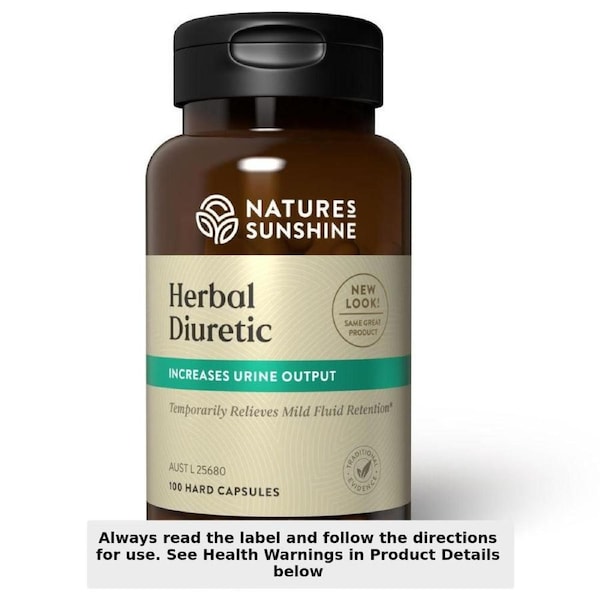 Nature's Sunshine Herbal Diuretic 415mg 100 Capsules