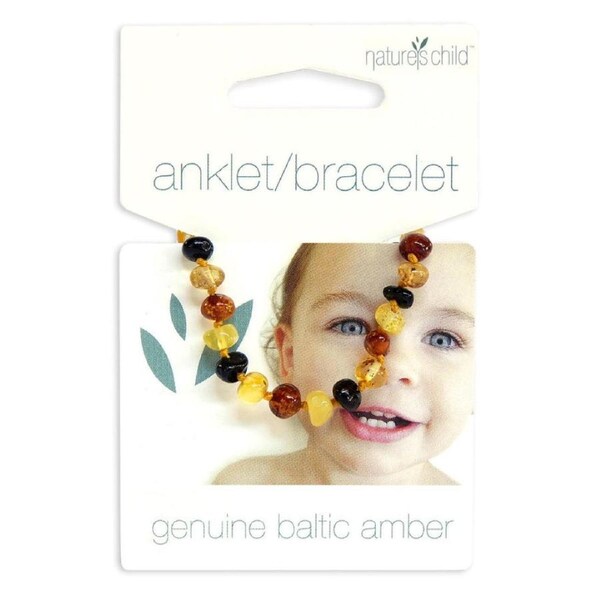 Nature's Child Amber Anklet/Bracelet Mixed Colours