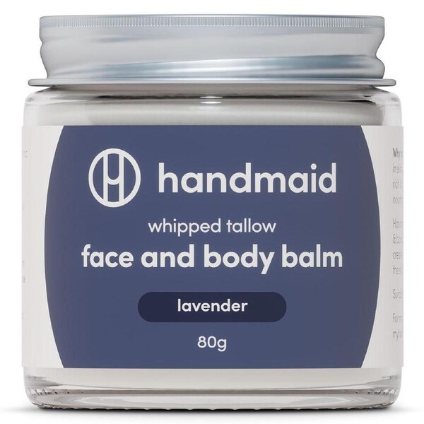 Handmaid Whipped Tallow Face and Body Balm Lavender 80g