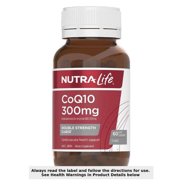 Nutra-Life CoQ10 300mg Double Strength 60 Capsules