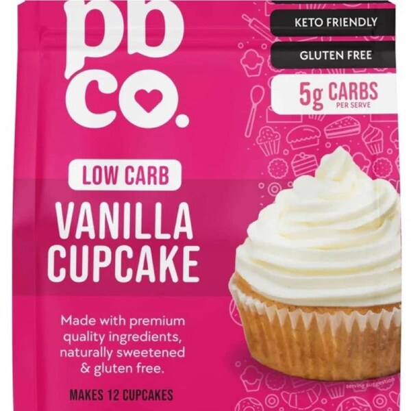 Pbco. Low Carb Vanilla Cupcake Mix 260g