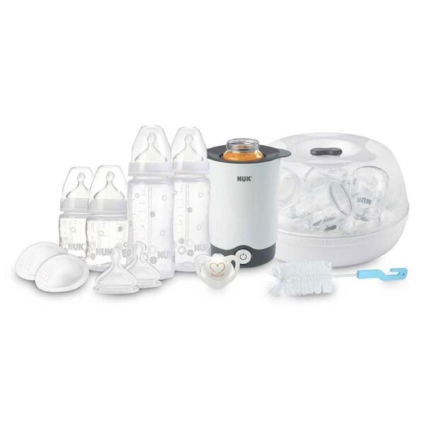 NUK First Choice+ Baby Feeding Starter Set 0-6 Months 12 Pack