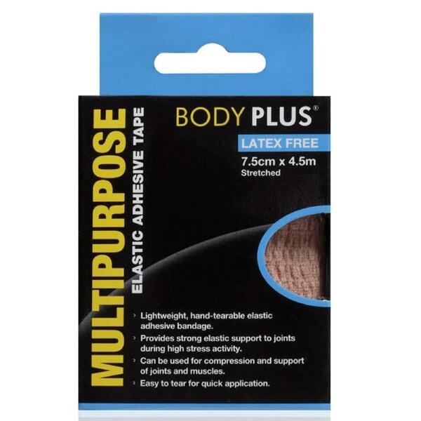 Body Plus Multipurpose Elastic Adhesive Tape 7.5cm x 4.5m