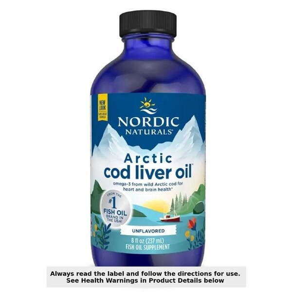 Nordic Naturals Arctic Cod Liver Oil Liquid 237ml