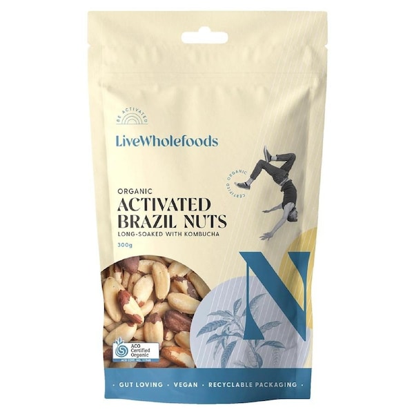 Live Wholefoods Organic Activated Brazil Nuts 300g