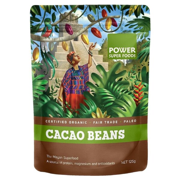 Power Super Foods Cacao Beans Origin 250g