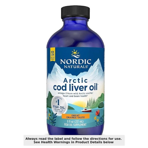 Nordic Naturals Arctic Cod Liver Oil Orange 237ml