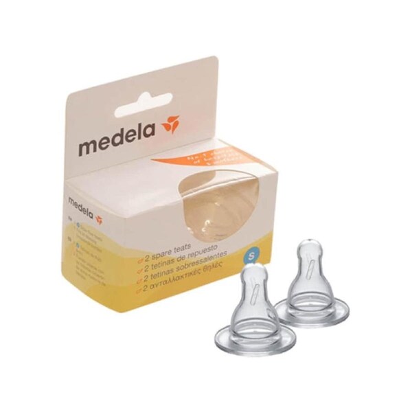 Medela Spare Slow Flow Teats 2 pack