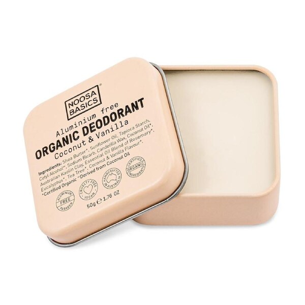 Noosa Basics Deodorant Tin - Coconut & Vanilla 50g