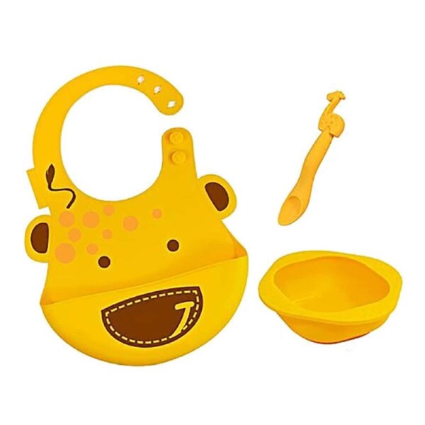 Marcus & Marcus Baby Feeding Gift Set Yellow
