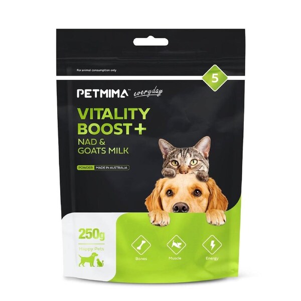Petmima Vitality Boost + NAD & Goats Milk Powder 250g