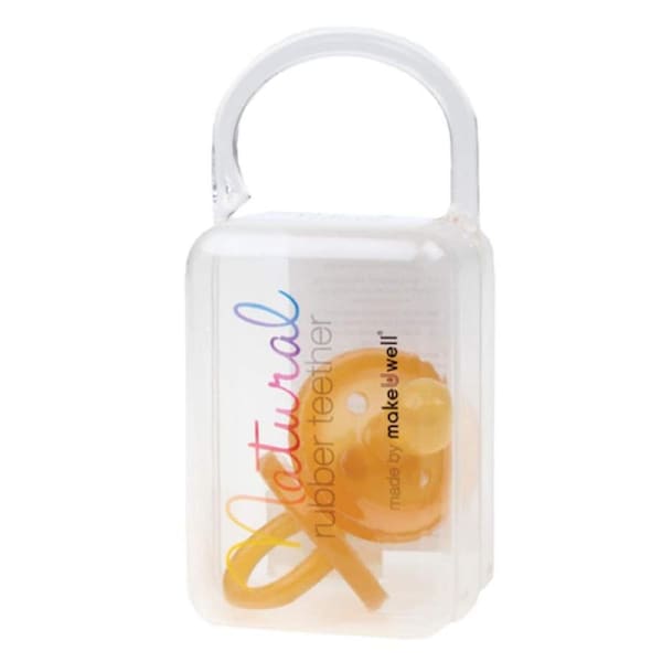 Natural Rubber Soothers Rounded Large 6 Months+ 2 Pack