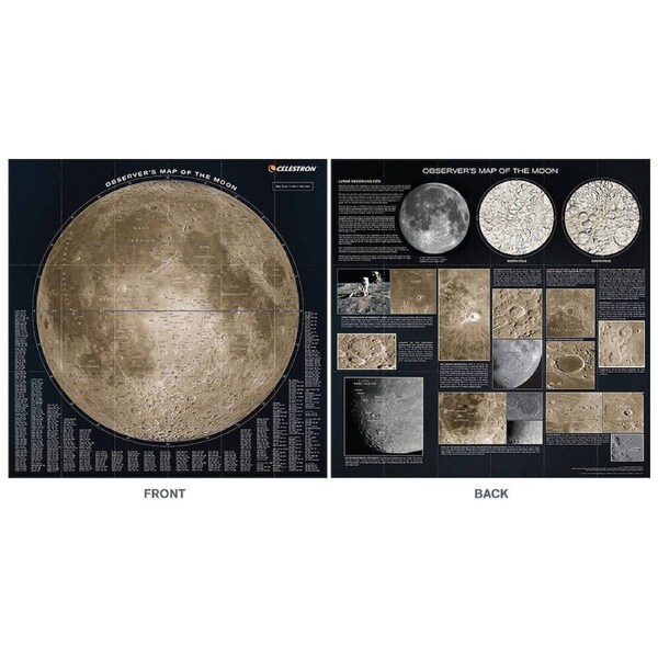 Celestron Observer's Moon Map (93704)