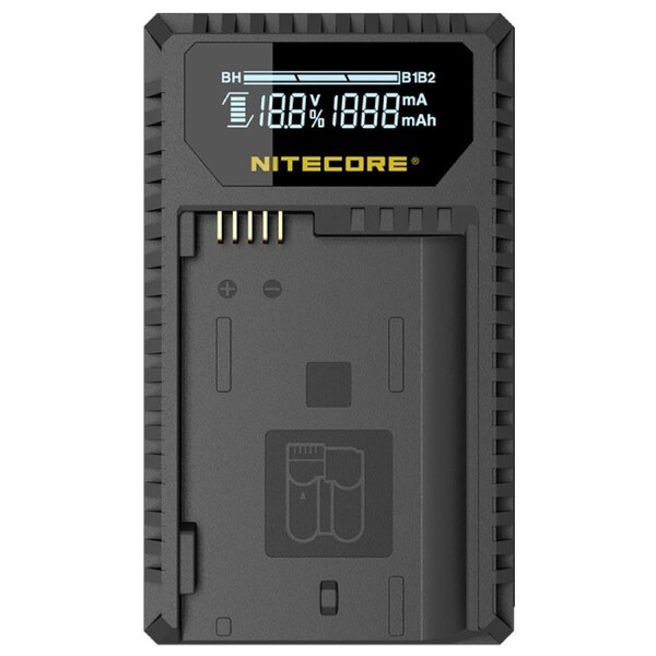 NITECORE UNK2 Digital USB Dual Charger for Nikon EN-EL15/EN-EL15a/EN-EL15b