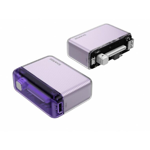 Sharge Flow Mini Power Bank 5800mah - Vivid Purple