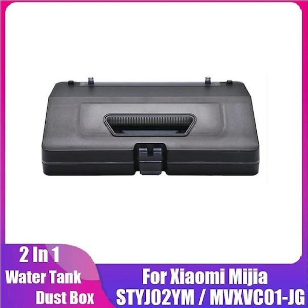 2 In 1 Water Tank For Xiaomi Mijia STYJ02YM / MVXVC01-JG Robot Vacuum Cleaner Water Tank Dust Box Spare Parts~20757