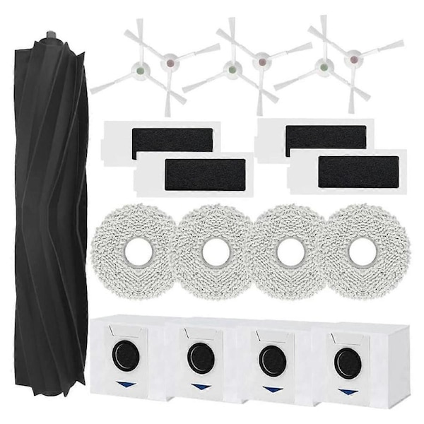 For Deebot T20 OMNI, T20e OMNI Robot Vacuum Cleaner Main Side Brush HEPA Filters Dust Bags Mop Cloth Parts