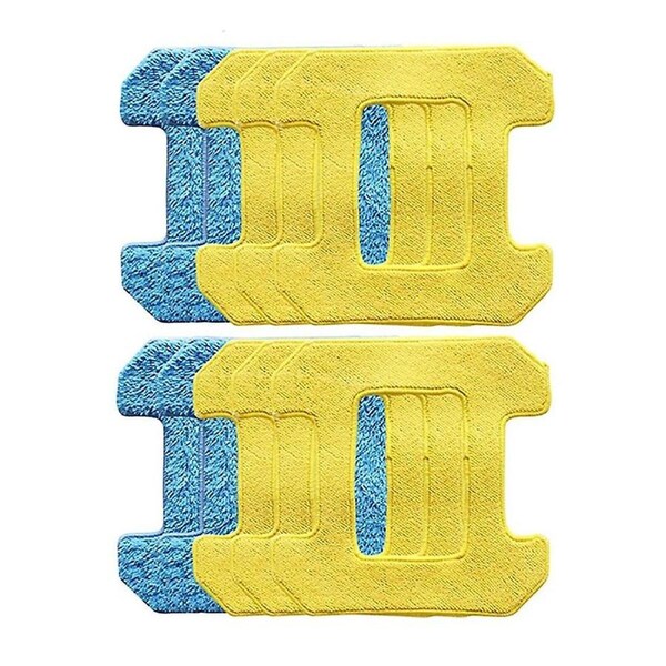 10Pcs Rubbing Mop Pads for Hobot 298 Window Cleaning Robot Accessories Rag Microfiber Material Wet