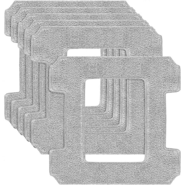 6 Pack Cleaning Pads for Ecovacs Winbot W1 / W1 Pro / W2 / W2 Omni Window Cleaning Robots, Window Cleaning Robot, Washable Microfiber Cleaning Cloth