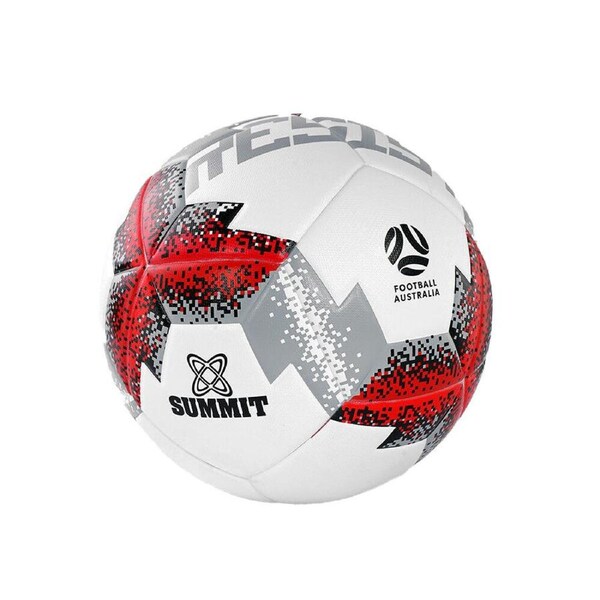 Football Australia Summit Resist Durable Football Soccer Ball Size 5 Red