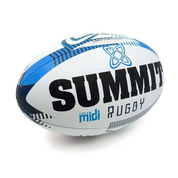 Summit Global Advance Rugby Union Synthetic Training Ball 3.0 Size 4 Blue