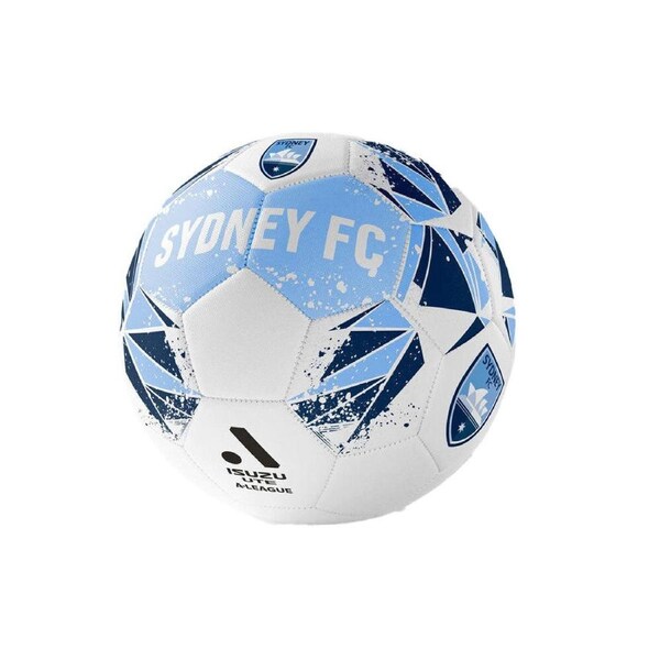 A-League Sydney FC A-League Soft Foam PVC Durable Soccer Ball Size 5 Blue