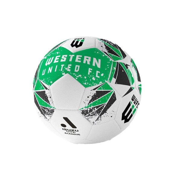 A-League Western United A-League Soft Foam PVC Soccer Ball Size 1 Green