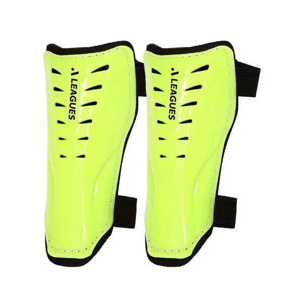 2pc A-League Slip In Soccer Shin Guards Soccer/Football Gear Size M Assorted