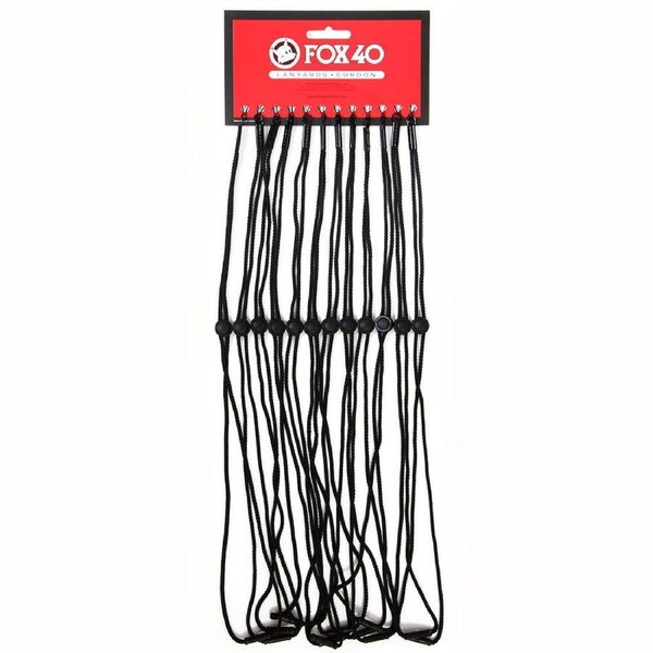 12pc Fox 40 Summit Breakaway Lanyard Outdoor Sports/Coach Accessory Black