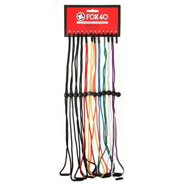 12pc Fox 40 Summit Breakaway Lanyard Outdoor Sports/Coach Accessory Assorted