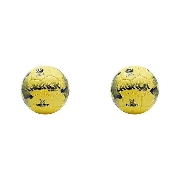 2PK Football Australia Summit Launch Durable Football Soccer Ball Size 5 Yellow