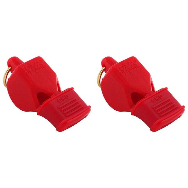 2PK Fox 40 Summit Classic CMG Whistle Coaching/Training Sports Accessory Red