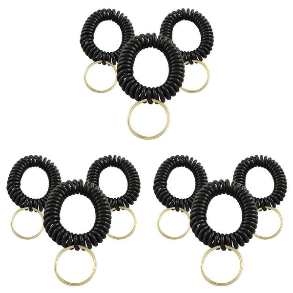 9pc Fox 40 Summit Plastic Flexx Coil Sports Arm Accessory Black