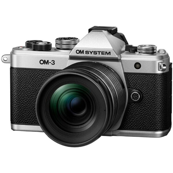 OM SYSTEM OM-3 w/ 12-45mm f/4 Pro Black Lens Compact System Camera