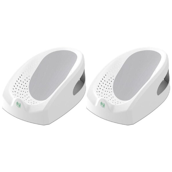 2x Ingenuity Easy Rinse Baby/Infant Bather Seat Non-Slip 57x36cm White 0m+
