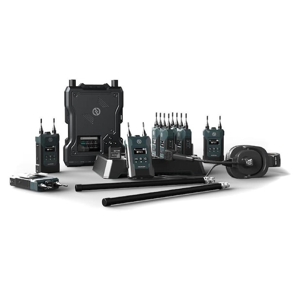 Hollyland Solidcom M1 Full-Duplex Wireless Intercom Solution - 8 Beltpacks