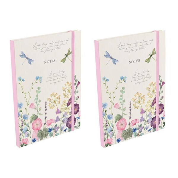 2PK Gibson Gifts Wild Harmony A5 Notebook Journal 176 Sheets Writing Stationery
