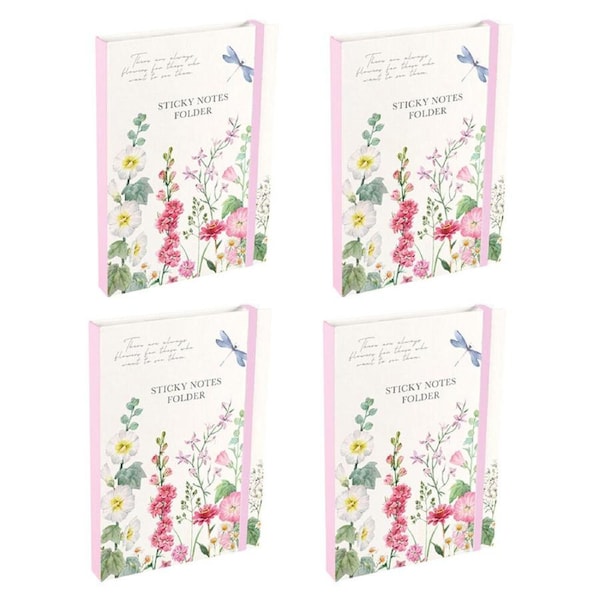 4PK Gibson Gifts Wild Harmony Sticky Note Pad in Folder Writing Stationery 193mm