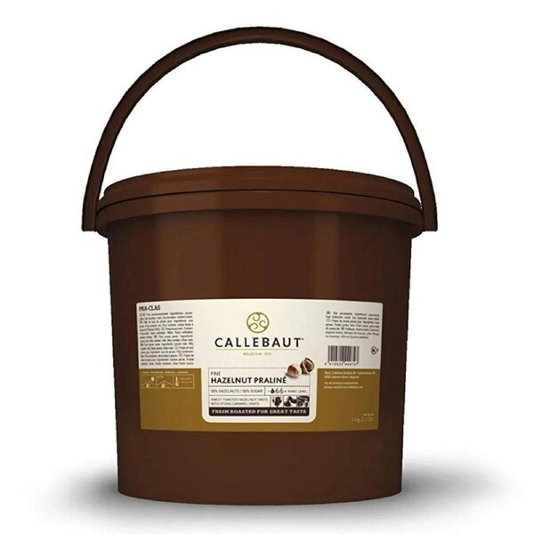 Callebaut Nut Products Hazelnut Praline 50/50 5kg Bulk Tub