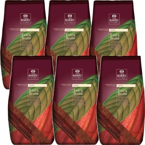 Cacao Barry Extra Brute Cocoa 1kg 6 Pack Bulk