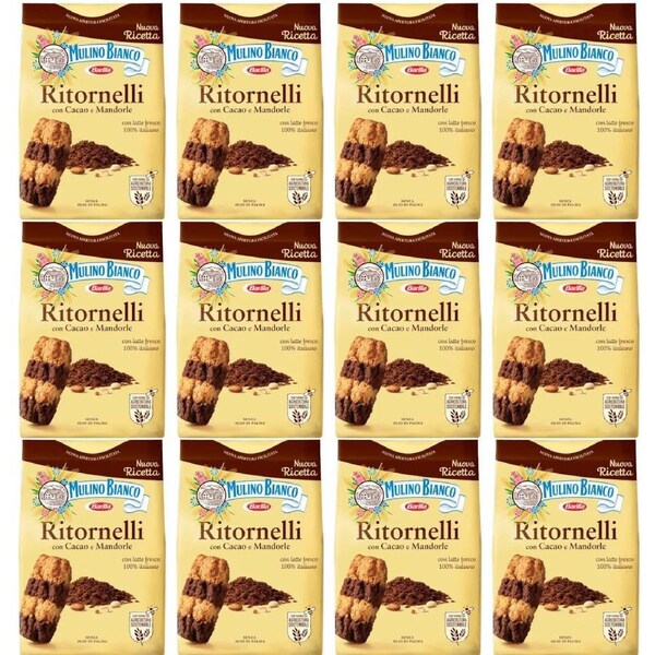 Mulino Bianco Ritornelli Shortbread Biscuits 700g 12 Pack Bulk
