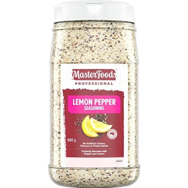 Masterfoods Lemon & Pepper Seasoning 680g Bulk Size