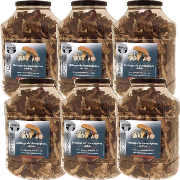 Borde Dried Gourmet Mushroom Mix 500g 6 Pack Bulk