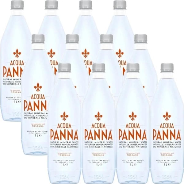Acqua Panna Still Mineral Water PET 1L 12 Pack Bulk