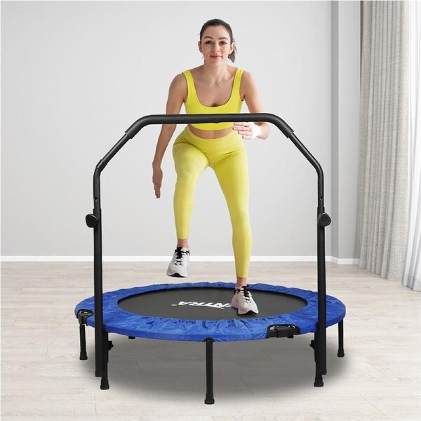 Centra 48" Mini Trampoline Rebounder Folding Fitness Exercise Home Gym Indoor