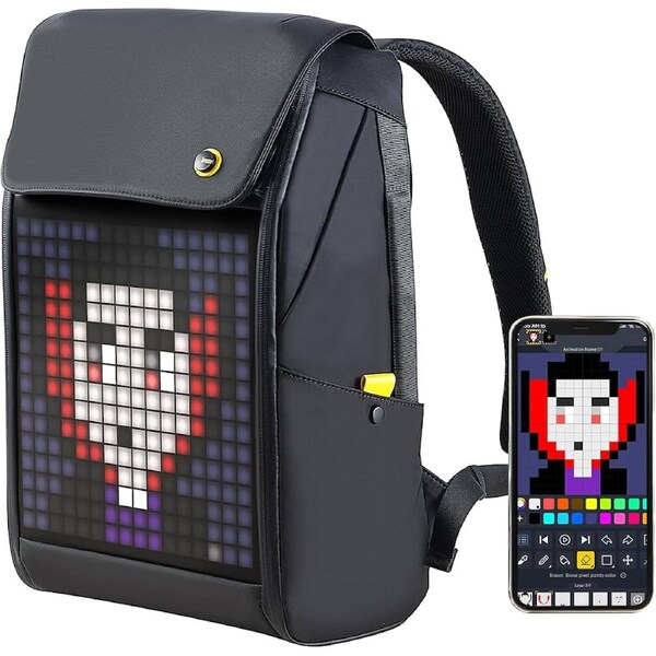 Divoom Pixoo Backpack-M Innovative Smart LED Backpack - Black