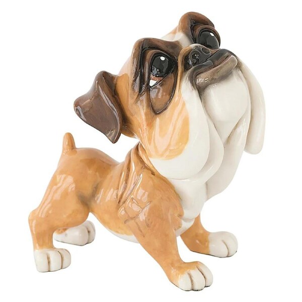 Little Paws Collectible Figurine 13cm Mick Bulldog, Artisanau LP3054