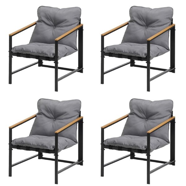 Livsip Outdoor Chairs Furniture Setting Garden Patio Armchair Lounge Sofa
