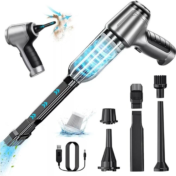 Handheld Wireless Vacuum Cleaner Home & Car Dust Blower Mini Air Duster